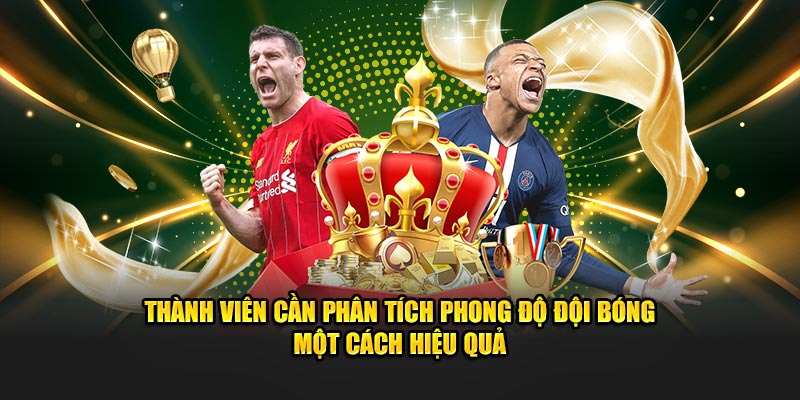 Thành viên cần phân tích phong độ đội bóng một cách hiệu quả